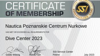 Nautica Poznańskie Centrum Nurkowe - pierwszym centrum nurkowym SSI w Poznaniu